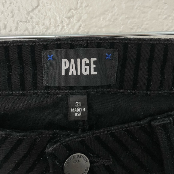 PAIGE Woman’s Verdugo Ultra Skinny Jeans with Velvet Stripping 🌟 - Picture 9 of 10